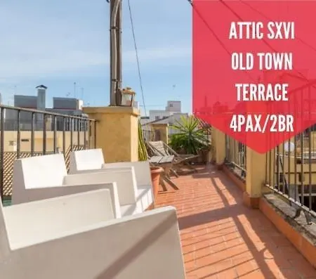 Atico Exclusivo Del Siglo Xvi Con Terraza Privada En El Corazon De Ciutat Vella Walencja
